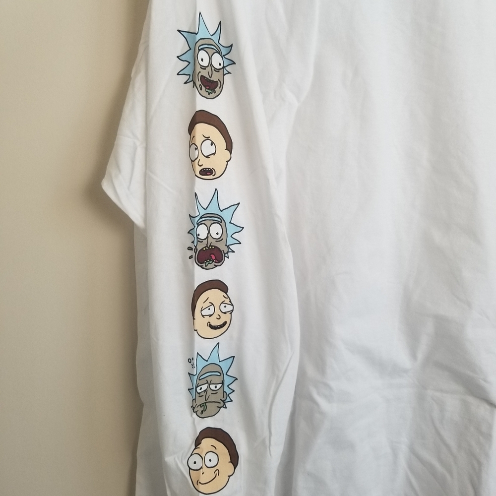 Rick and Morty Long Sleeve T Shirt Men's 2X NWT - Picture 4 of 4